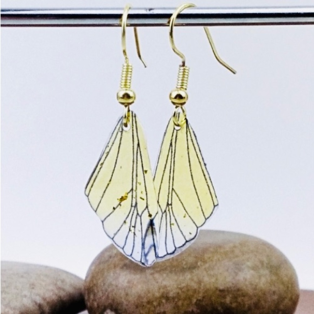 Butterfly Wing Charm Earrings